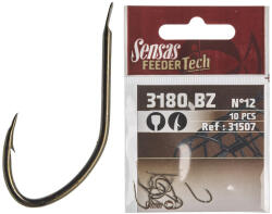 SENSAS Feeling Feeder-Tech 3180 14 Lapkás, Szakállas Keszegező Horog 10db (31506)