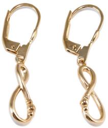 Ékszershop Végtelen jeles lógós arany fülbevaló (1279846)