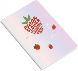 Ambar Füzet A4, 48 lapos kockás, PP Moonflower Teen Strawberry (27318929)