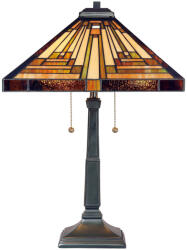 Elstead Lighting Tiffany Asztali Lámpa Többszínű ELSTEAD QZ-STEPHEN-TL (QZ-STEPHEN-TL)