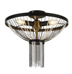 Searchlight Mennyezeti Lámpa Fekete BAGUETTE SEARCHLIGHT 86353-3BK (86353-3BK)