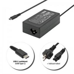 HP 20V 2.25A / 15V 3A / 12V 3A / 9V 3A / 5V 3A (45W) USB-C (Type-C) gyári új töltő (21958)