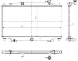 NRF hűtő, motorhűtés NRF 550024 (550024)