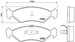 BREMBO fékbetétkészlet, tárcsafék BREMBO P 24 028 (P 24 028)