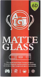 Apple 12 Mini Matt, 6D Full Glue teljes kijelzős edzett üvegfólia (tempered glass) 9H keménységű, fekete