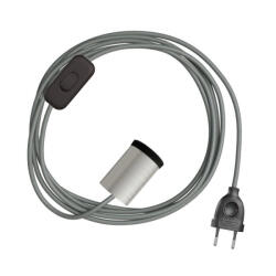 Creative-Cables Mini Spotlight GU1d0 lámpa SnakeBis vezetékkel és kéttűs csatlakozóval (FINGUTISEUNRM03-L)