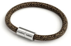 Creative-Cables Matt ezüst mágneses csattal és RN04 kábellel rendelkező karkötő (BRC-S-CRN04)