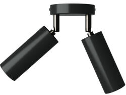 Creative-Cables Lámpa 2 spotlámpával Tub-E14 lámpaernyővel és kerek rózsával (APM2VN2TBSBRSPOTVN-L)