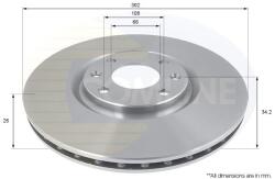 COMLINE Disc frana COMLINE - centralcar - 219,44 RON