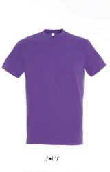 SOL'S Férfi IMPERIAL környakas rövid ujjú pamut póló, SOL'S SO11500, Light Purple-L (so11500lpu-l)