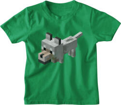  Minecraft Kutya - Gyerek Póló (gyepolo141)