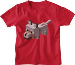  Minecraft Kutya - Gyerek Póló (gyepolo142)
