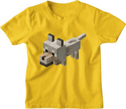  Minecraft Kutya - Gyerek Póló (gyepolo143)