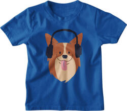  Fejhallgatós Kutya - Gyerek Póló (916664)