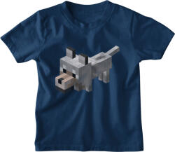  Minecraft Kutya - Gyerek Póló (gyepolo139)