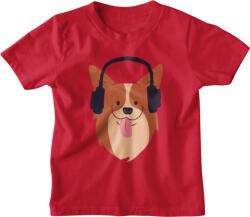  Fejhallgatós Kutya - Gyerek Póló (155718)