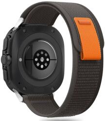 Tech-Protect NYLON curea Samsung Galaxy Watch Ultra (47 mm) negru/orange (5906302312382)