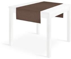 Pack Service Textilhatású asztali futó lapra hajtva 48 cm x 120 cm 25 lap/csomag - Gess barna