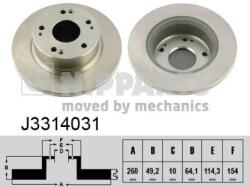 NIPPARTS Disc frana NIPPARTS J3314031 - piesa-auto