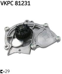SKF VKPC81231 Pompă de apă, răcire motor