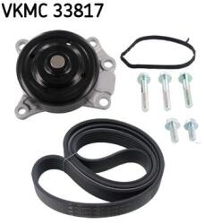SKF VKMC33817 Pompa apa + Set curea transmisie cu caneluri