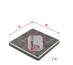 SOFIMA Filtru, aer habitaclu SOFIMA S 4253 CA - automobilus