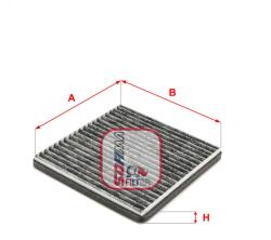 SOFIMA Filtru, aer habitaclu SOFIMA S 4253 CA (S 4253 CA)