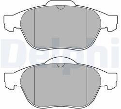 DELPHI set placute frana, frana disc DELPHI LP3692 - piesa-auto