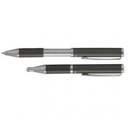 Zebra SL-F1 golyóstoll 0,24 mm, teleszkópos, metálszürke tolltest, kék (82409-24)