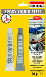 Soudal Epoxy Liquid Steel Rapid 2x15 gr 2K (124932)