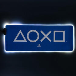  Playstation Light Up Desk Mat XL Gaming Egérpad Világítással