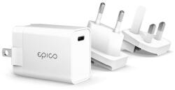 Epico iSTYLE, 38 W Pro töltő (20W USB-C; 18W USB-A) , Fehér