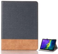Gigapack GP-96545 Tok - Apple iPad Pro 12.9 (2020), Oldalra Nyiló, Asztali Tartós, Aktív Flip, Textil, Fekete