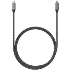 Satechi USB4 C-To-C Braided Cable - 40 Gbps, 80 cm, Szürke
