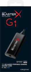 Creative Sound Blasterx G1 7.1 Hordozható Hangkártya - 32 Bit, 93 Decibel