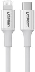 UGREEN Kábel Lightning az USB-C-hez 3A US171, 2 m, Fehér (60749)