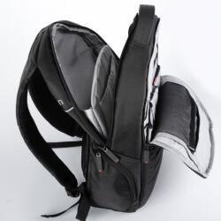 TOO Hátizsák - 15.6", USB Portos, Fekete