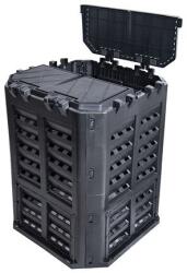 Patrol Group Kompost Komposztáló - 480 L, Műanyag, Fekete