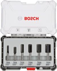 Bosch 2607017465 Egyenes Élű Alakmaróbetét-Készlet - 6 Részes