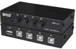 Renkforce 4 Portos Mechanikus USB 2.0 Átkapcsoló