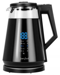 MPM Psc-111-B Professzionális Vízforraló Hőfokszabályzóval - 1.7 L, 1700 W, Fekete