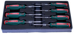 Hans Tools Furatos Torx Csavarhúzó Készlet - 7 Részes, TH10-TH40, CrV, TT-18 Fiókmodul