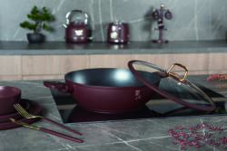 Berlinger Haus BH/8035 Leonardo Collection Wok - 30 cm, Tapadásmentes Titánpro Bevonattal