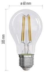 EMOS Emos ZF5148.3 LED Izzó Filament A60 - E27, 3, 8 W (60 W), 806 Lm, Természetes Fehér
