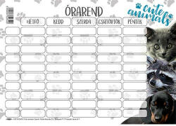 Patria PD School Cute Animals órarend