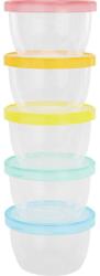 Badabulle Maxi Fun Colors tálka kupakkal 5x250 ml