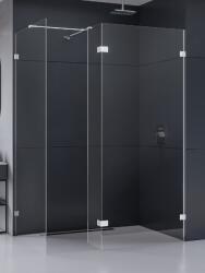 NEW TRENDY Eventa perete cabină de duș walk-in 110 cm crom luciu/sticla transparentă EXK-4668 (EXK4668)