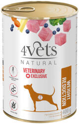 4Vets NATURAL 4Vets pentru câini Reducerea greutății 400g