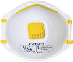 Portwest P101 FFP1 szelepes pormaszk fehér (10 db) (P101WHR)
