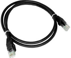 ALANTEC A-LAN KKU6ACZA1.0 networking cable Black 1 m Cat6a U/UTP (UTP) (KKU6ACZA1.0)